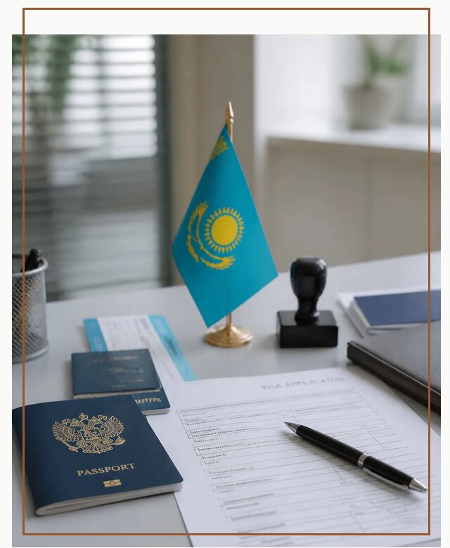 Оформление визы в Казахстан для поездки и работы в Прокопьевске