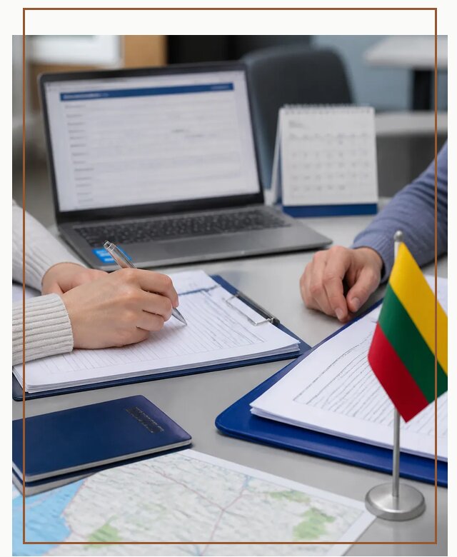Профессиональное оформление визы в Литву для поездки в Прокопьевске