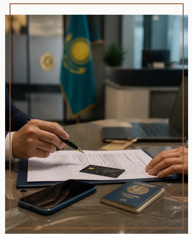 Открытие счета и банковской карты в Казахстане в Прокопьевске